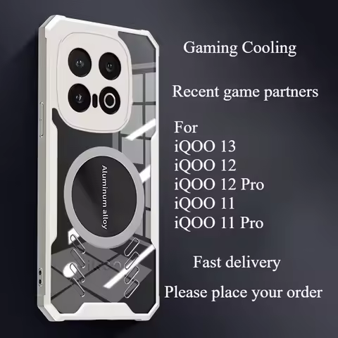 Case For VIVO iQOO13 12 11 Pro Gaming Heat Dissipation Acrylic Skin-friendly Cover For iQOO 13 12 11