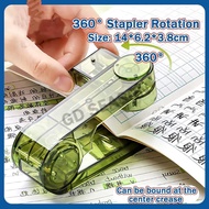 360 Stapler Rotation Transparent Stapler Compatible Effortless Long Paper Stapler 24/6 26/6 Staples