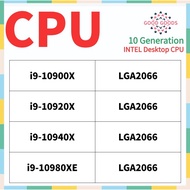 i9-10900X i9-10920X i9-10940X i9-10980XE Cascade Lake-X 10th generation INTEL Core Desktop CPU LGA20