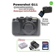 Canon Powershot G11 camera 10MP 5X lens f2.8 Macro 1cm กล้องดิจิตอลคอมแพค 720p HD video USED มือสองค