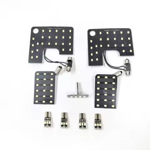 July King Car LED Reading Lights Compatible For Nissan Caravan NV350 E26 GX, 9 pcs 6000K LED Indoor 