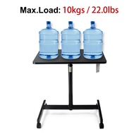 Laptop Desk Pneumatic Height Adjustable Sit And Stand Movable Laptop Desk Rolling Cart Over Bed Tabl