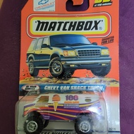 matchbox chevy van snack truck