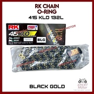 RK O-RING CHAIN 415-132L KLO COLOUR BLACK GOLD