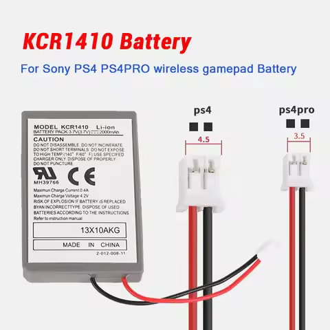 Game Controller Battery KCR1410 for Sony PS4 PS4Pro PRO Slim PS4Slim CUH-ZCT1E CUH-ZCT1H Wireless Ga