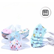 Masker Duckbill Anak Isi 50Pcs / Masker Anak Duckbill Motif Kartun 3