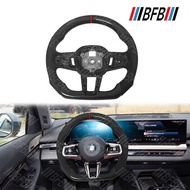 Suitable for 24-26 BMW 5 Series G60 G68 Carbon Fiber Steering Wheel G60 Carbon Fiber Steering Wheel 