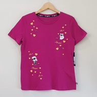 Karl Lagerfeld Cate Pins Tee Fuchsia
