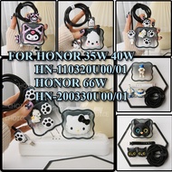 For x7b X9B X50GT Honor pad 10 35w 40W HN-110320U00/01 Charger Protector Cute Black Set for X9C 66W 