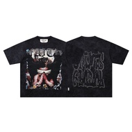 Harajuku Vintage Summer Top BKYS Tee Street Leisure Brand Shining Diamond Letter Printed Short Sleev