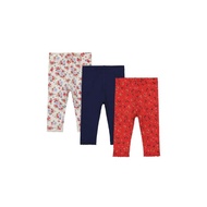 MC Girls 3pcs Leggings Auntumn Orchard Girls' Long Pants Red Navy Leggings White Original TAG