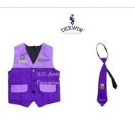 Vest PRS/Tie PRS Unisex Purple/Vest & Tie Pemimpin Rakan Sebaya