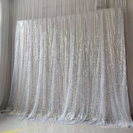 Background Influencer Scene Gauze Gauze New Style Birthday Wedding Sequins Wedding Background Layout