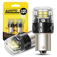 AUXITO 2PCS 2400LM 1156 P21W BA15S LED light for Backup Light DRL Parking Light Turn Signal Light 12