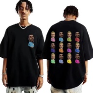 Funny Drake Certified Lover Boy Meme T Shirts 90s Hip Hop Rapper Kanye West Print T-shirt Men