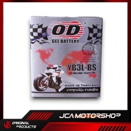 ORIGINAL OD MOTORCYCLE GEL BATTERY YB3L-BS (98mm x 56mm x 110mm) FOR BARAKO, TMX 155 ETC.