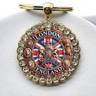 1pc Vintage London England Keychain, Ideal Gift For Anniversary, Holiday And Special Occasions, Suit