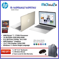 HP 15-fc0956AU/ 15-fc0957AU 15.6" Laptop (AMD Ryzen 7-7730U/16GB/512GB SSD/WIN11/Office H&S 2024)