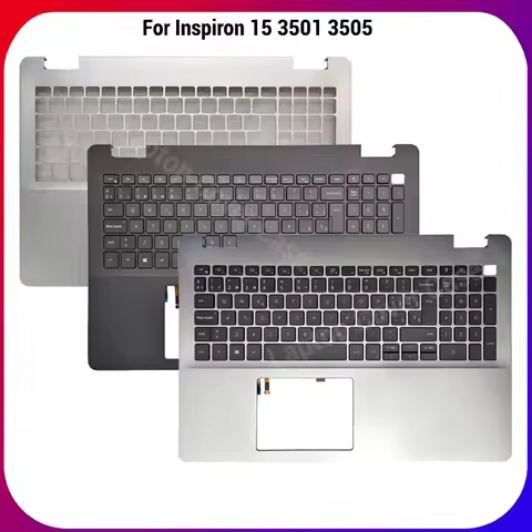 NEW Laptop Latin Spanish Keyboard For Dell Inspiron 3501 3502 3505 Palmrest Upper Case