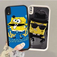 GK-82 SpongeBob SquarePants Silicone Black White Casing for Samsung A20 A11 A36 A20S M11 A10S A10 A3