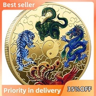 1Set Ancient Mythical Creatures Lucky Coin   Gold