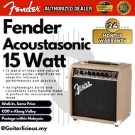 FENDER Acoustasonic 15 Acoustic Guitar Amplifier (15watt) akustik amp speaker lektrik gitar amp spiker