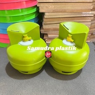 LPG GAS CYLINDER PIGGY BANK LPG PLASTIC SAVINGS/ melon