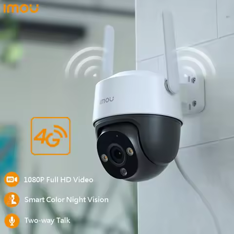 IMOU Cruiser 4G 360° PTZ 1080P Outdoor Camera Colorful Night Vision Wi-Fi IP66 Human Detection IP Su