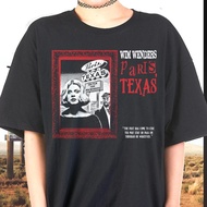 Paris Texas Wim Wenders T-Shirt Movie Road Film 80s Color Movies Short-Sleeved Shirt For