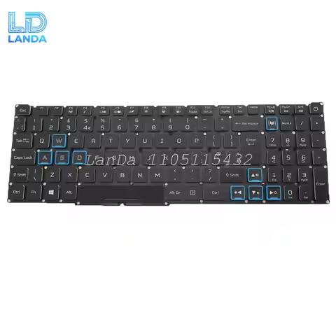 Laptop Colourful Backlit Keyboard For ACER For Predator Helios 300 PH315-52 PH315-52-51X2 PH315-52-5