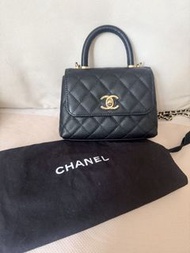 Chanel 24k nano Coco Handle 荔枝皮