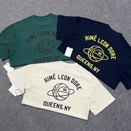 Aime Leon Dore Classic Letter Landmark Print Summer Loose Cotton Short Sleeve T-shirt For Men And Wo