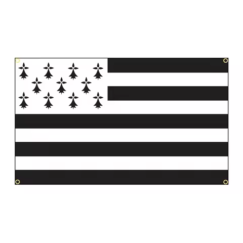 FLAGLAND 90x150cm Breizh Bretagne Llydaw Brittany Flag