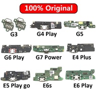 USB Charging Port Flex For Motorola Moto G4 G5 G6 Play G3 G7 Power E6s E6 Play E4 Plus Dock Connecto