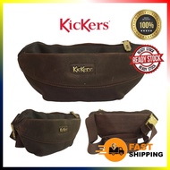 KICKERS ORIGINAL COW LEATHER WAIST POUCH BAG BEG LELAKI KULIT ORIGINAL LEMBU ASLI BEG PINGGANG BRAND