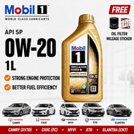 Original Mobil 1 Triple Action Power+ 0W-20 1L Full Synthetic Engine Oil For Toyota Honda BMW Merced