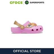 CROCS Classic Disney Princess Lights รองเท้าลำลองเด็ก รองเท้าเด็ก รองเท้าหัวโต ชมพู US C6