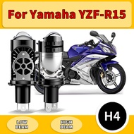 1PC/2PCS For Yamaha YZF-R15 H4 LED Projector Lens Headlight Motorcycle LED Headlight Canbus HB2 9003