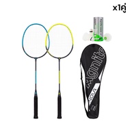 ไม้แบด ไม้แบดมินตัน ไม้แบดมินตันแพ็คคู่ Badminton racket แพ็คคู่ 2ด้าม ขนาดมาตรฐาน สำหรับฝึกซ้อม แข่งขัน ฟรี กระเป๋าใส่ และลูกขนไก่ Simpler