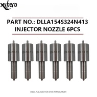 6PCS DLLA 154S 324N 413 Fuel Injector Nozzle Type SN 105015-4130 DLLA154S324N413 For ISUZU N F Serie