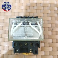 Relay LY4 220VAC 125VDC + Socket 14 PIN Original Omron Relay Omron