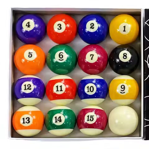 16pcs/box 50.8mm Billiard Pool Ball set