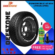 265/70R16 DEESTONE POWERCRUZ AT404 TUBELESS TIRE FOR CARS WITH FREE TIRE SEALANT &amp; TIRE VALVE