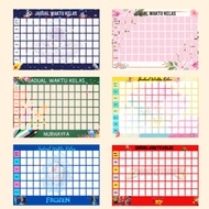 (Size A4) SCHOOL TIME CAN CHANGE/PADAM / CLASS TIMETABLE