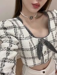 Chanel necklace outlet 香奈兒珍珠心形吊墜頸鏈