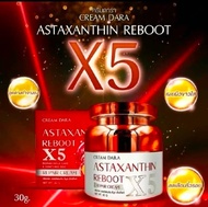 1 กล่อง ครีม ดารา ของแท้ ครีม สาหร่ายแดง ช่วยฟื้นฟูสภาพผิวหน้า dara astraxanthin x5 repair reboot cr