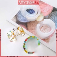 GLO 56 60 62mm C Font DIY Silicone Molds Open Cuff Bracelet Bangle Resin Mould DIY