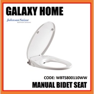 Johnson Suisse WBST800110WW O Shape Manual Bidet Seat &amp; Cover  | Toilet Seat | Seat Cover | Tudung Tandas Duduk