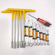 (Free screwdriver) Combo of 5 covered T-locks and 7 wrench locks