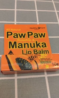 澳洲 Healthy Care Paw Paw Rosehip &amp; Manuka Lip Balm  潤唇膏